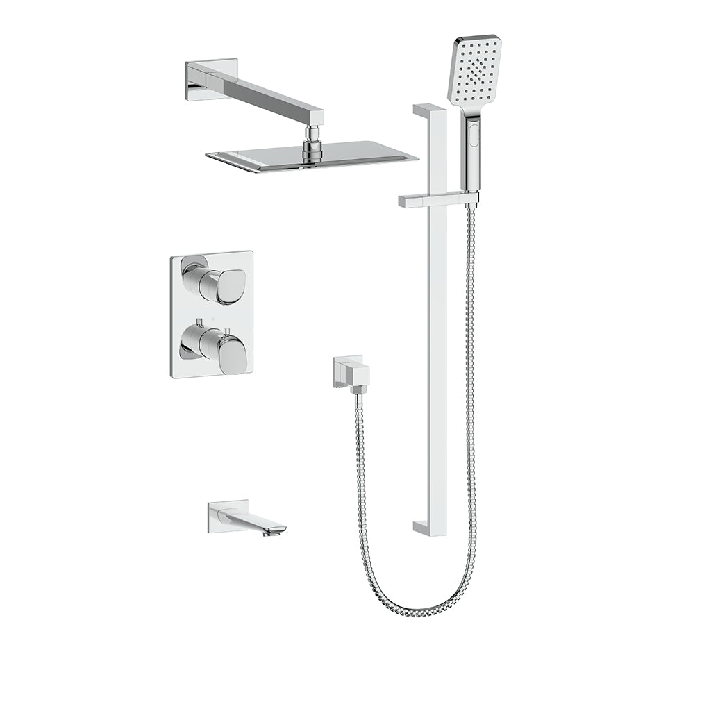 Vogt Antau Trim for 3-Way Thermostatic Shower System in Polished Chrome - TM.AU.320.310.CC