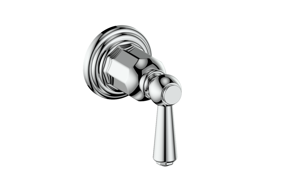 Vogt Carinthia On/Off Volume Control Valve Trim in Polished Chrome with Round Handle – TM.C1.01.CC