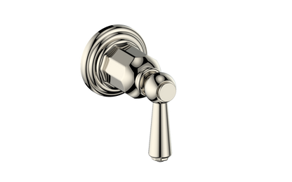 Vogt Carinthia On/Off Volume Control Valve Trim in Polished Nickel with Round Handle – TM.C1.01.PN