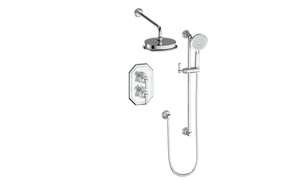 Vogt Carinthia Système de douche thermostatique 2 voies, garniture seulement - TM.CX.220.210