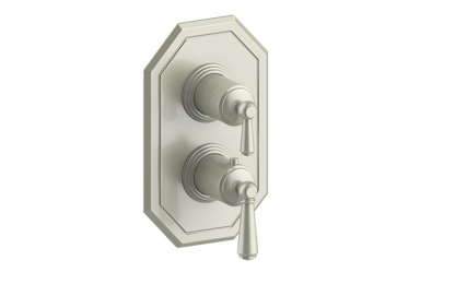 Vogt Carinthia 2-Way Thermostatic Valve Trim in Brushed Nickel with Round Handle – TM.C1.220.BN