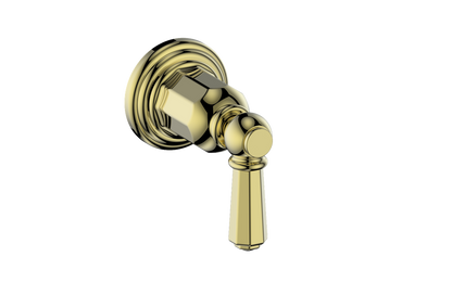 Vogt Carinthia On/Off Volume Control Valve Trim in Brushed Gold with Octagonal Handle – TM.C2.01.BG