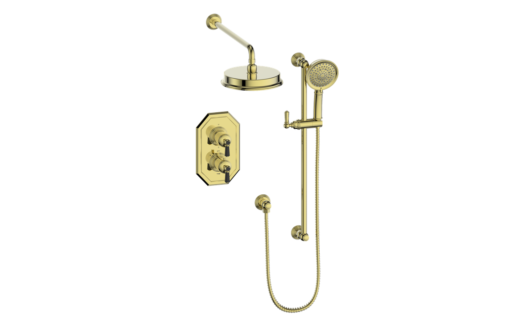 Vogt Carinthia Système de douche thermostatique 2 voies, garniture seulement - TM.CX.220.210
