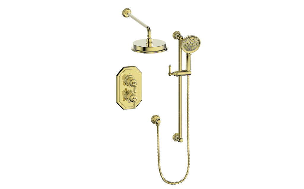 Vogt Carinthia Système de douche thermostatique 2 voies, garniture seulement - TM.CX.220.210