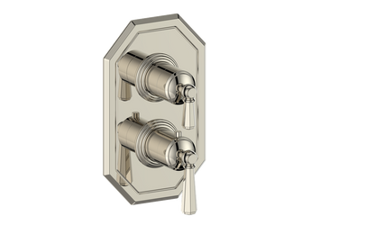 Vogt Carinthia 2-Way Thermostatic Valve Trim in Polished Nickel with Octagonal Handle – TM.C2.220.PN
