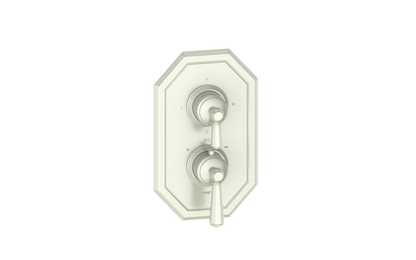 Vogt Carinthia 3-Way Thermostatic Valve Trim in Brushed Nickel with Octagonal Handle – TM.C2.320.BN