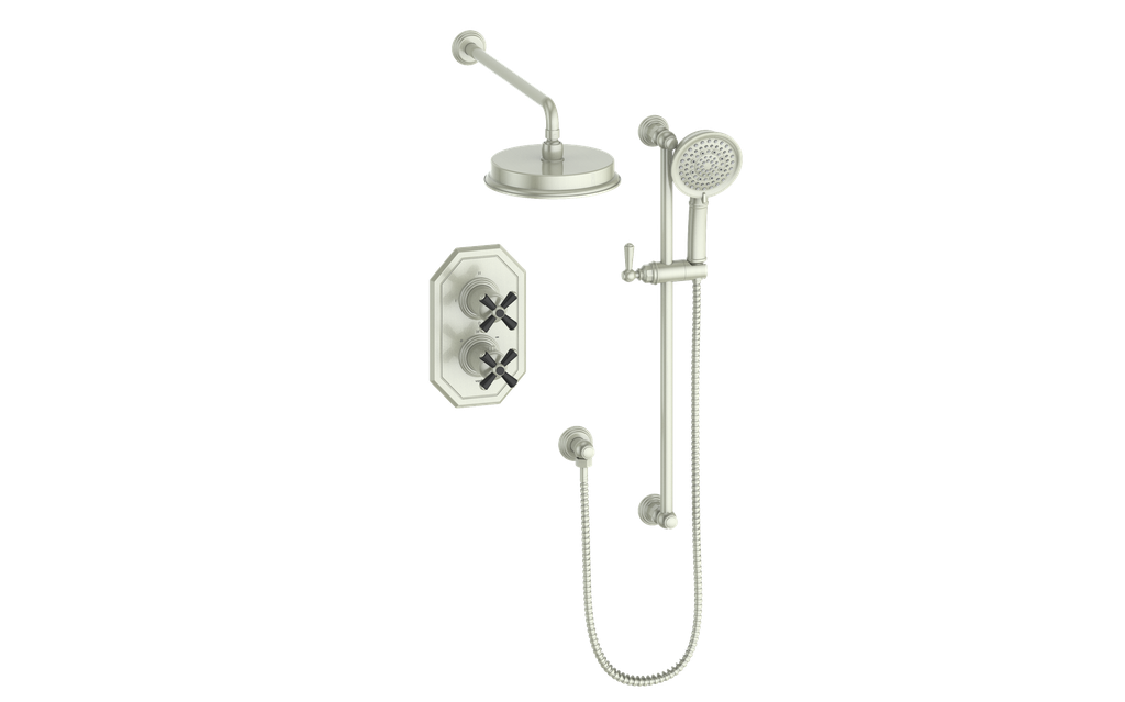 Vogt Carinthia Système de douche thermostatique 2 voies, garniture seulement - TM.CX.220.210