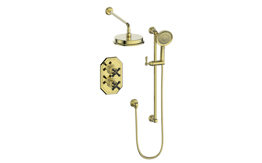 Vogt Carinthia 2-Way Thermostatic Shower System, Trim Only - TM.CX.220.210