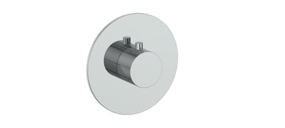 Vogt Drava Trim for 3/4" High-Flow Thermostatic Valve in Polished Chrome - TM.DA.150.CC