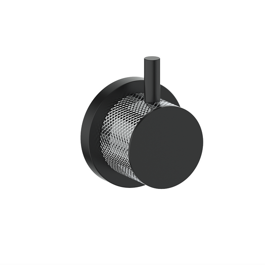 Vogt Drava Trim for 3/4" 2-Way Diverter in Chrome / Matte Black - TM.DA.20.CB