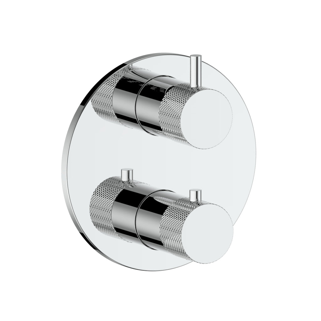 Vogt Drava Trim for 2-Way Thermostatic Valve in Polished Chrome - TM.DA.220.CC