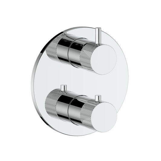 Vogt Drava Trim for 2-Way Thermostatic Valve in Polished Chrome - TM.DA.220.CC