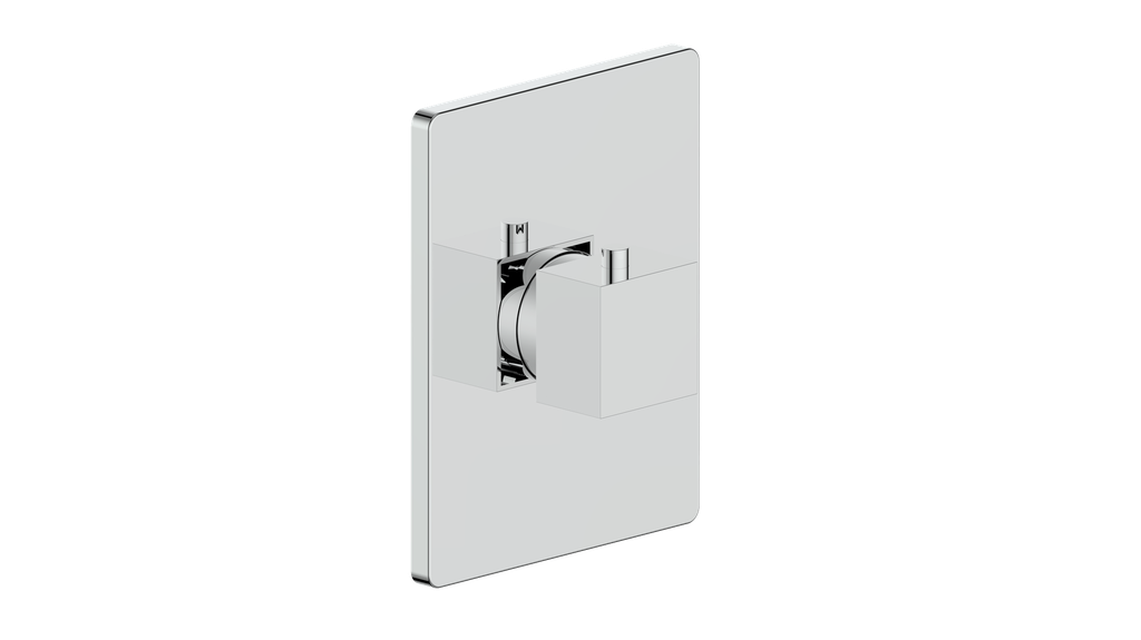 Vogt Kapfenberg Trim for 3/4-inch Thermostatic Valve TM.KG.140 in Polished Chrome