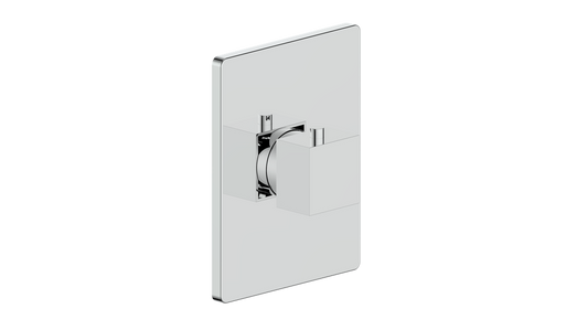 Vogt Kapfenberg Trim for 3/4-inch Thermostatic Valve TM.KG.140 in Polished Chrome