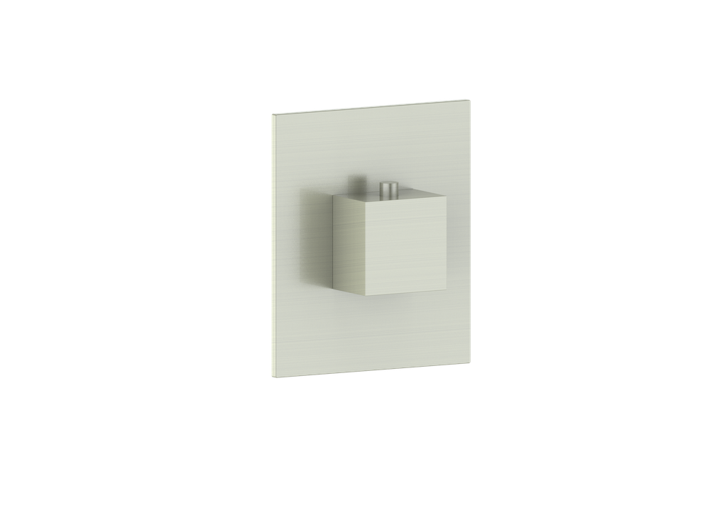 Vogt Kapfenberg Trim for 3/4-inch High-Flow Thermostatic Valve TM.KG.150 in Brushed Nickel