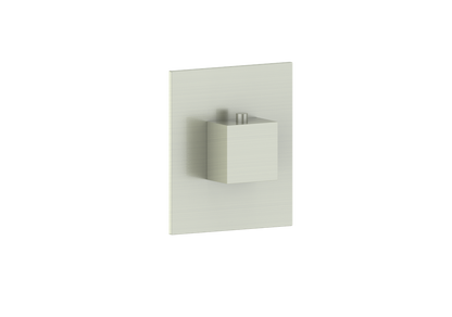 Vogt Kapfenberg Trim for 3/4-inch High-Flow Thermostatic Valve TM.KG.150 in Brushed Nickel