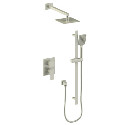 Vogt Kapfenberg 2-Way PB Shower Kit Trim TM.KG.210.210 in Brushed Nickel