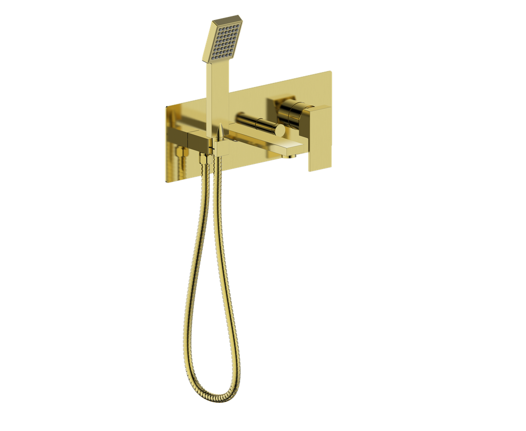Vogt Kapfenberg Trim for Wall Mount Tub Filler TM.KG.2200 in Brushed Gold