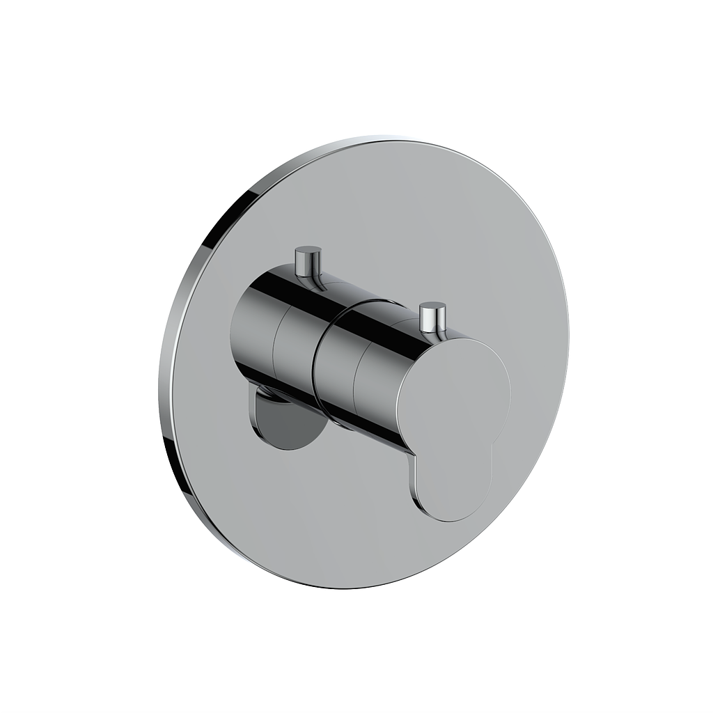 Vogt Lusten Trim for 3/4" Thermostatic Valve in Polished Chrome - TM.LN.140