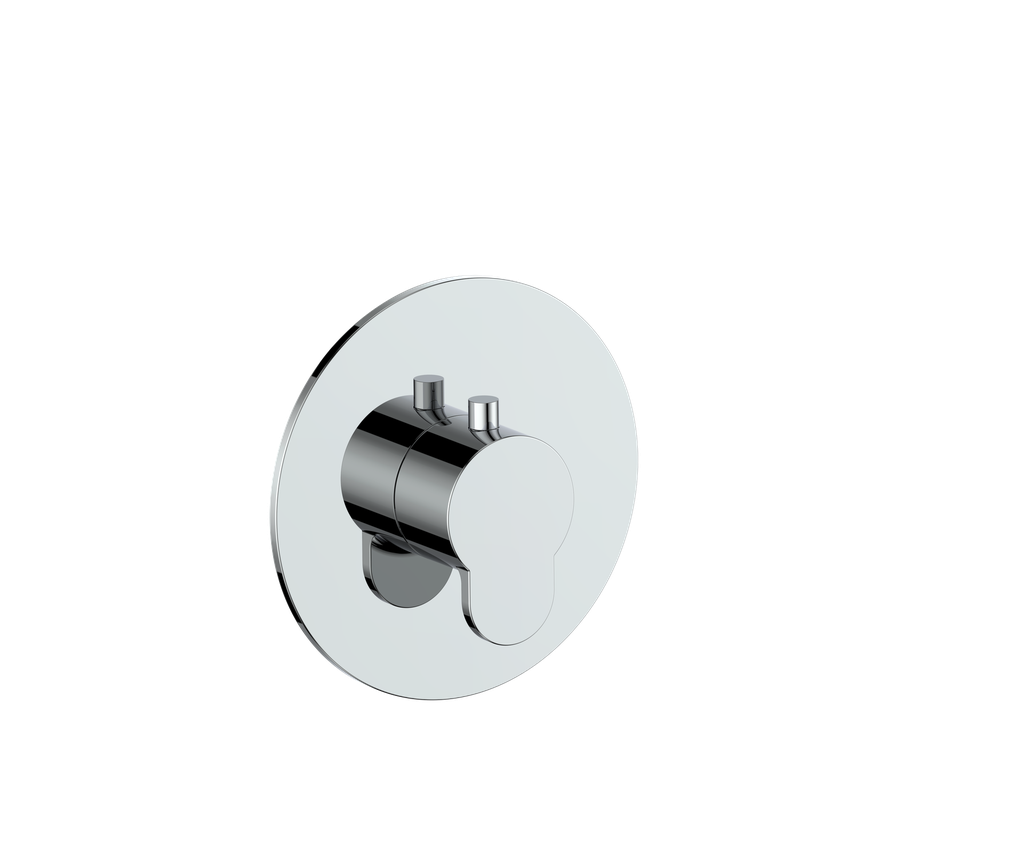 Vogt Lusten Trim for 3/4" High-Flow Thermostatic Valve in Polished Chrome - TM.LN.150