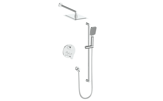 Vogt Lusten Trim for 2-Way Pressure Balance Shower Kit in Polished Chrome - TM.LN.210.210