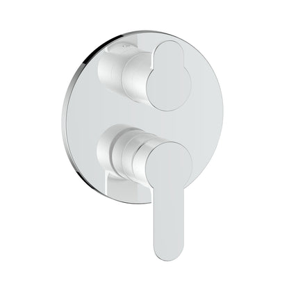 Vogt Lusten Trim for 2-Way Pressure Balance Valve in Chrome/Glossy White - TM.LN.210