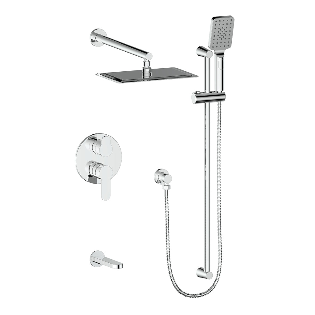 Vogt Lusten Trim for 3-Way Pressure Balance Shower Kit in Polished Chrome - TM.LN.310.310