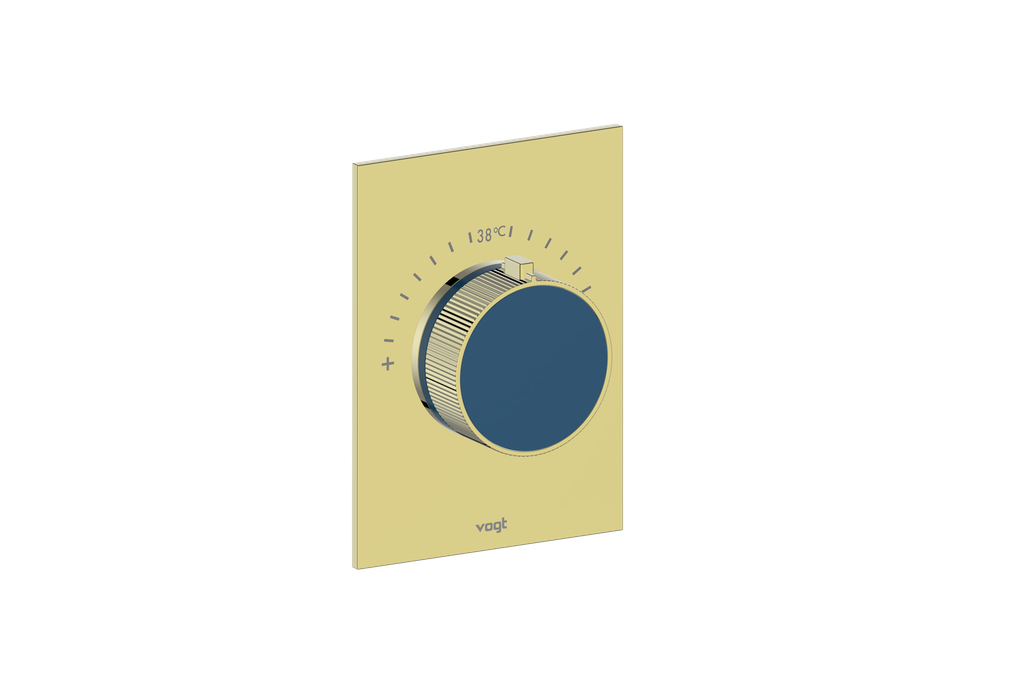 Brushed Gold / Midnight Blue