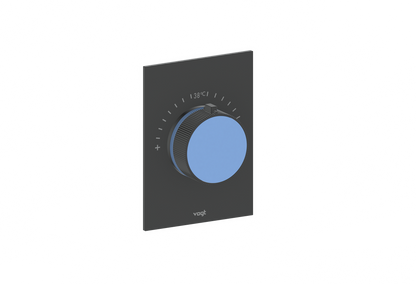 Matte Black / Azure Blue