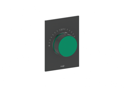 Matte Black / Emerald Green
