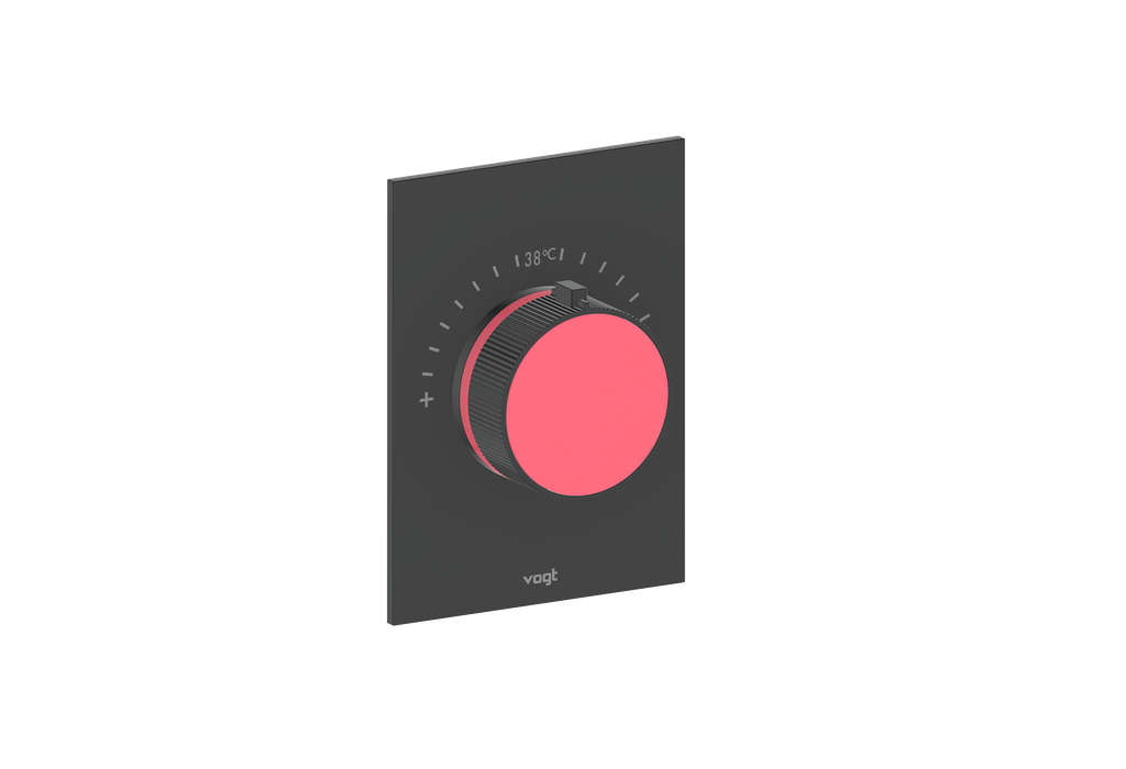 Matte Black / Fresh Raspberry