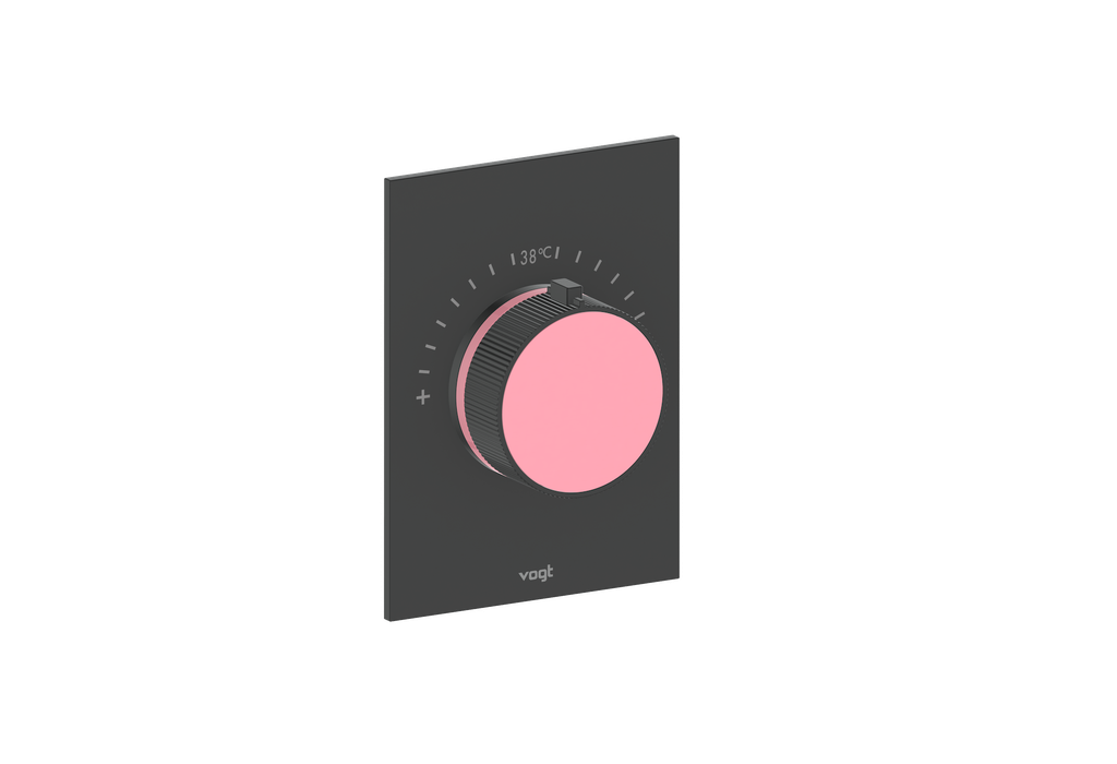 Matte Black / Rose Pink