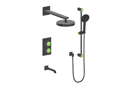 Moon / Lime Green