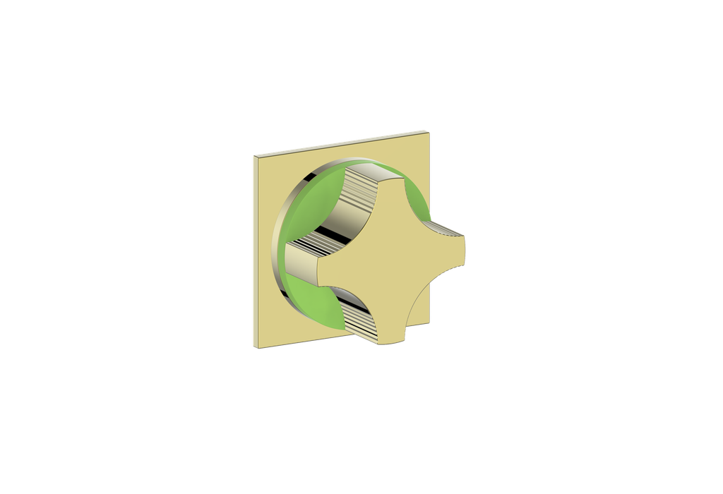 Crescent / Lime Green
