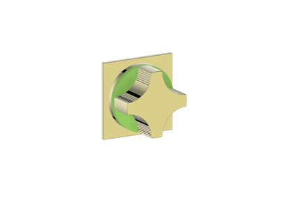 Crescent / Lime Green