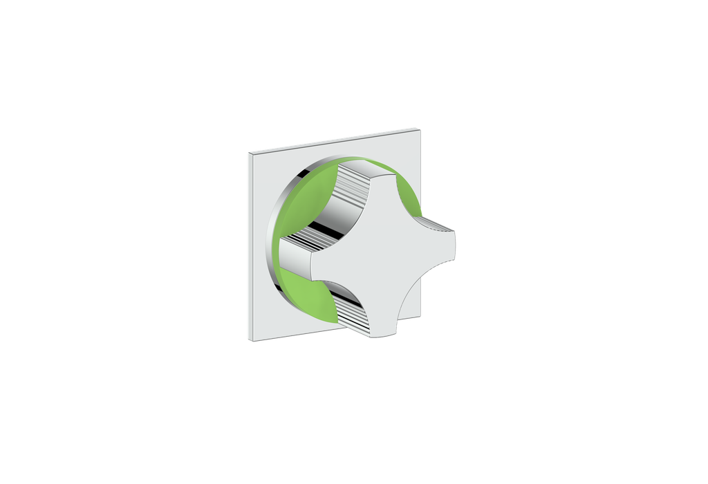 Crescent / Lime Green