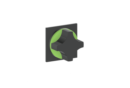Crescent / Lime Green
