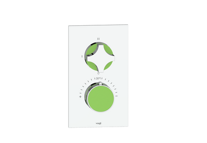 Crescent / Lime Green