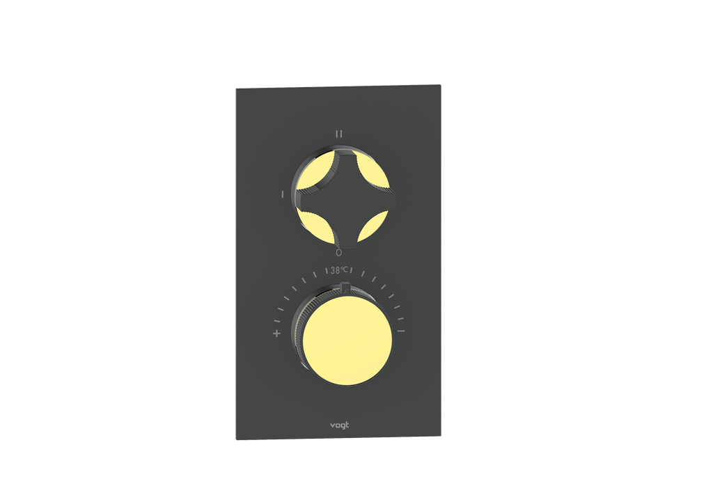 Crescent / Brushed Gold