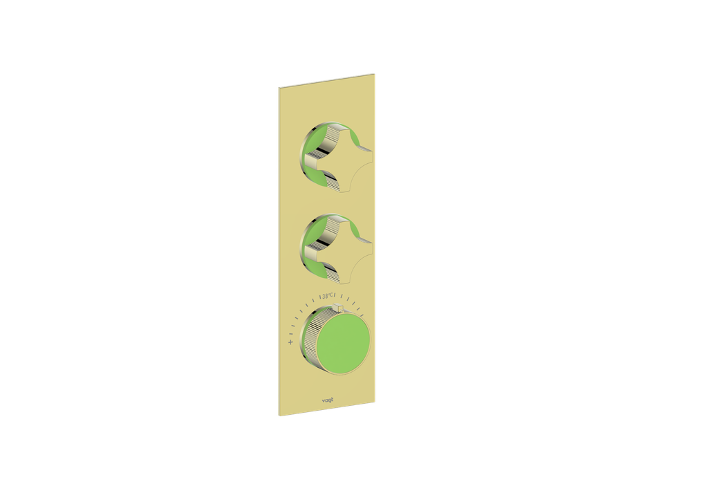 Crescent / Lime Green