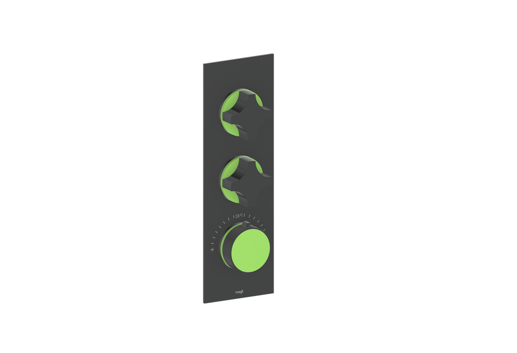 Crescent / Lime Green