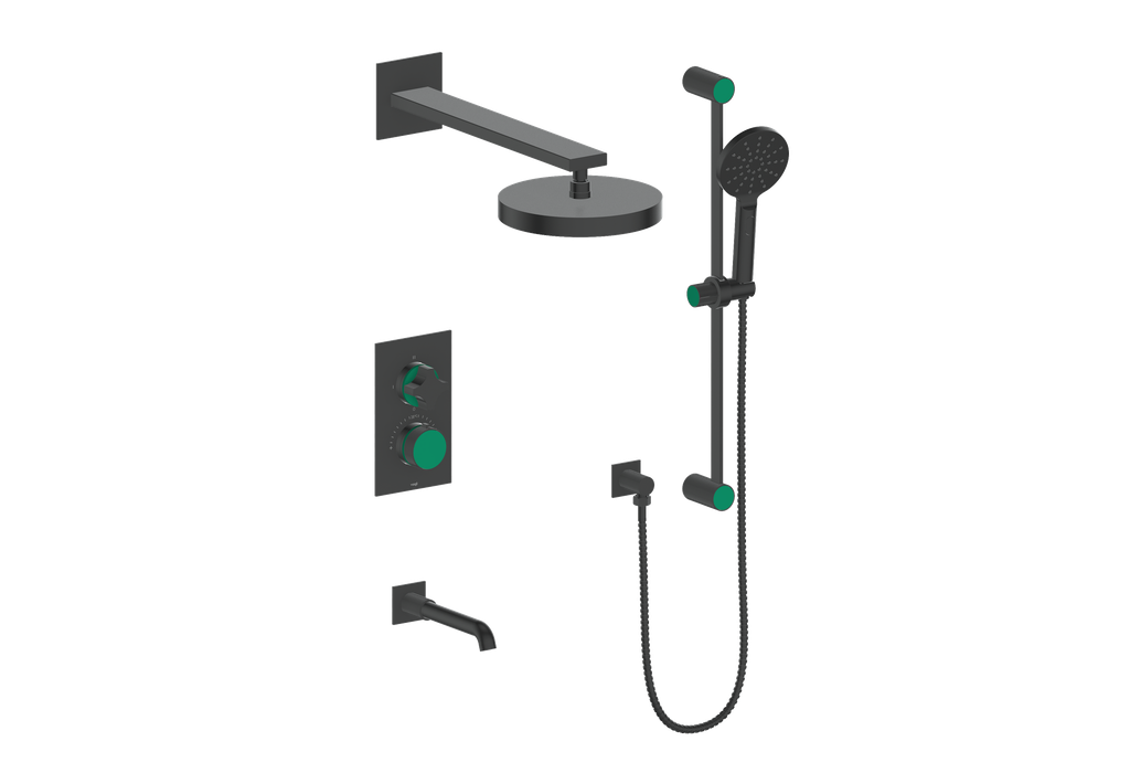 Crescent / Emerald Green