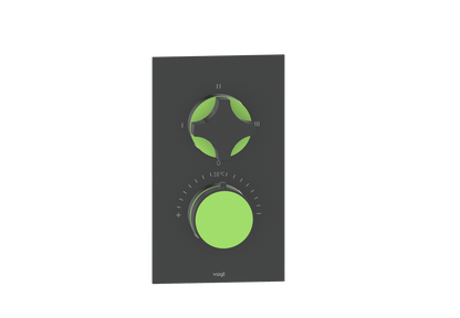 Crescent / Lime Green