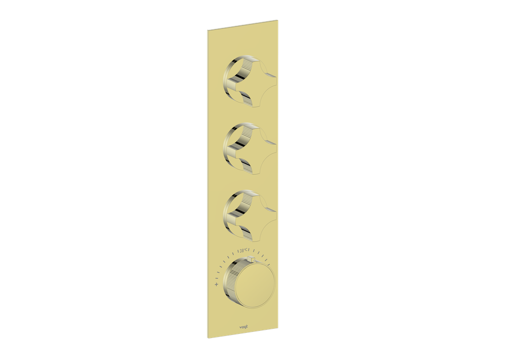 Crescent / Brushed Gold