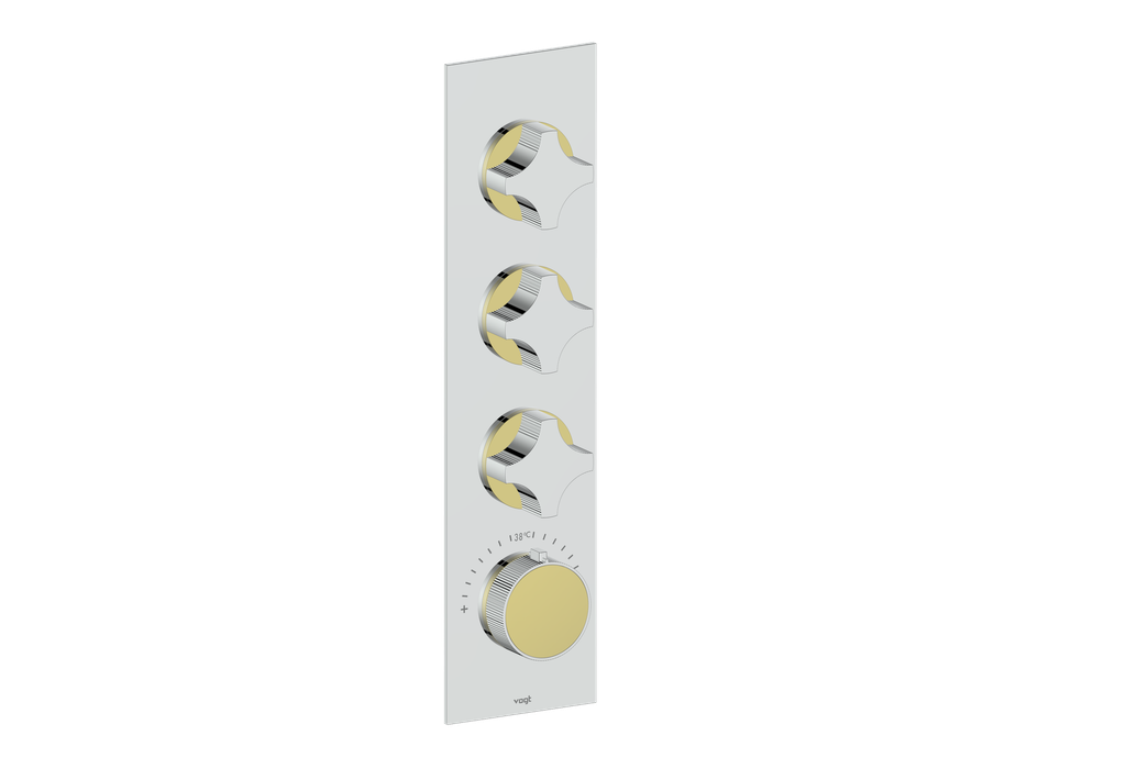 Crescent / Brushed Gold