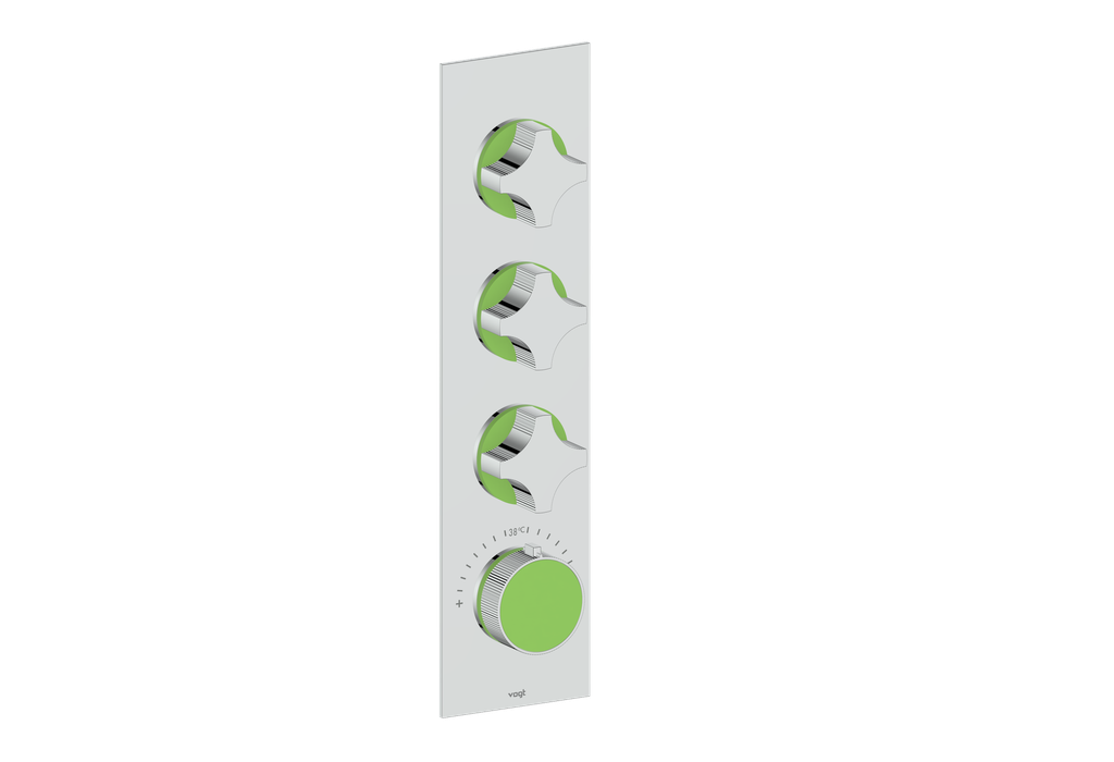 Crescent / Lime Green