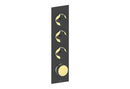 Crescent / Brushed Gold