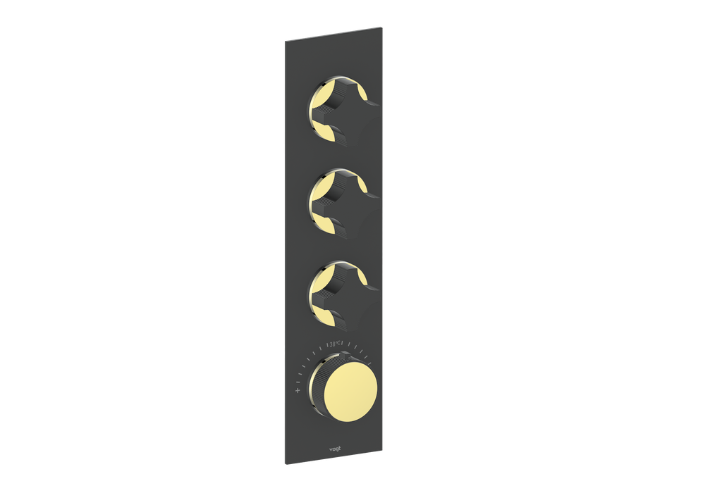 Crescent / Brushed Gold