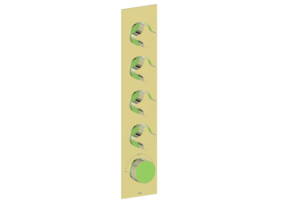 Crescent / Lime Green