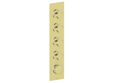 Crescent / Brushed Gold